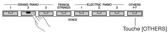 YAMAHA P-140-P-140S - Sélectionnez la voix de votreCHOix en appuyant sur une des touches de voix. - 1