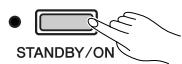 YAMAHA P-70-P-70S - Appuyez sur le commutateur [STANDBY/ON] pourmettre l'instrument sous tension. - 1
