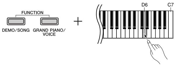 YAMAHA P-70-P-70S - ■ Activation/désactivation du changement de commande (Control Change) - 1