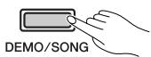 YAMAHA P-70-P-70S - Appuyez sur la touche [DEMO/SONG] pour interrompre la reproduction. - 1