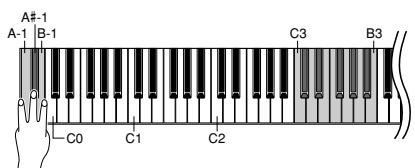 YAMAHA P-70-P-70S - Réglage de la hauteur de ton - 3