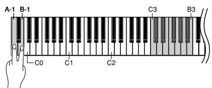 YAMAHA P-70-P-70S - Réglage de la hauteur de ton - 1