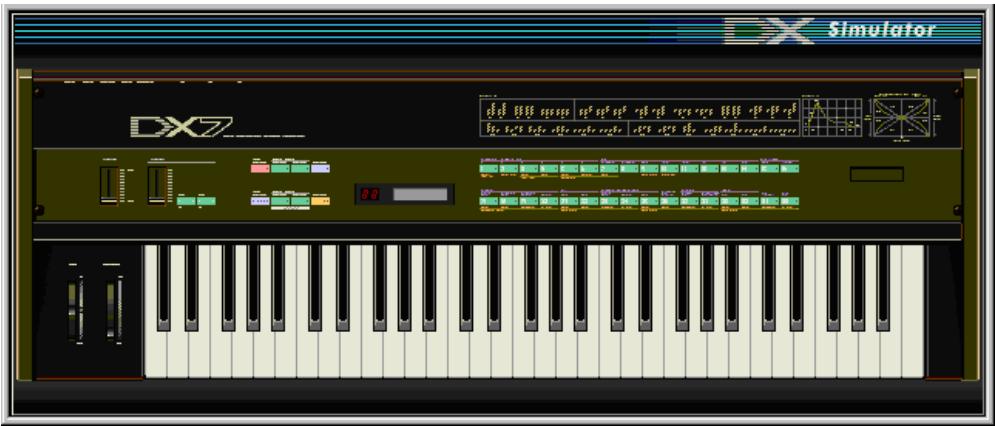 YAMAHA PLG150-DX - Fenêtre DX Simulator - 1