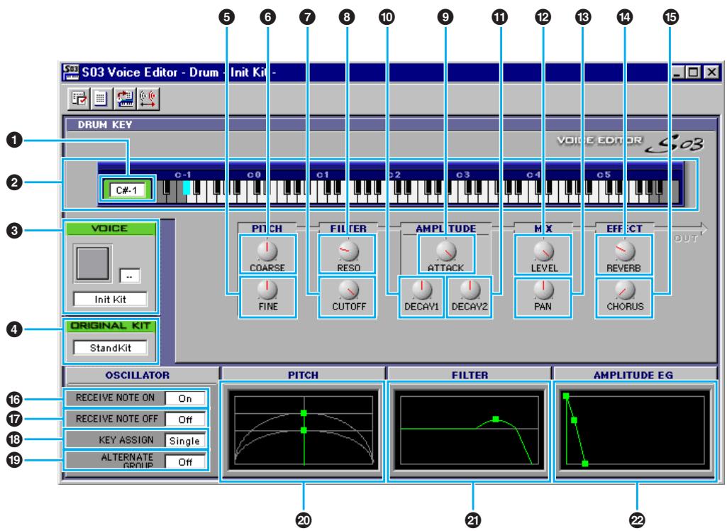YAMAHA S03VOICEEDITOR - • Bouton CHORUS → REVERB - 1