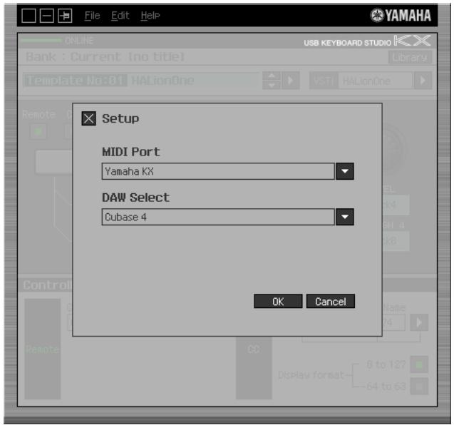 YAMAHA KX25-KX49-KX61 - Lancez le KX Editor en selectionnant [demarrer]  Tous les programmes  [Yamaha KX]  [KX Editor]. - 4