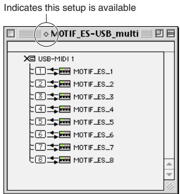 YAMAHA MOTIF ES8 - Setting up OMS - 1