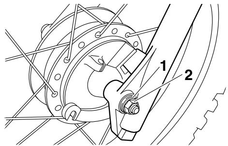 YAMAHA PW80 - Entretien de la roue arrière - 5