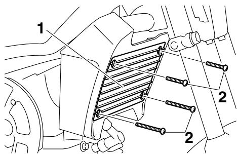 YAMAHA PW80 - Nettoyage de l'élément du filtre à air - 1