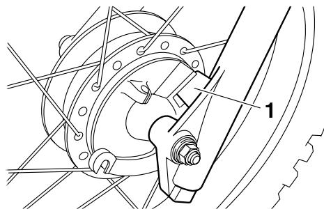 YAMAHA PW80 - Mise en place de la roue avant - 2