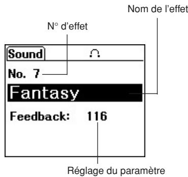 YAMAHA SV-150S - ■ Utilisation des effets intégrés - 1
