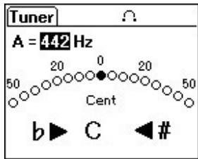 YAMAHA SV-150S - ■ Utilisation de l'accordeur intégré - 2