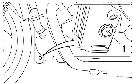 YAMAHA VMAX - Changement du liquide de refroidissement - 4