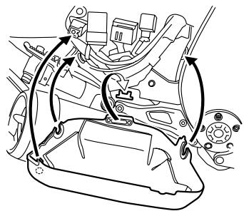 YAMAHA VMAX - Mise en place du cache - 1