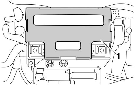 YAMAHA VMAX - Dépose de la batterie - 4