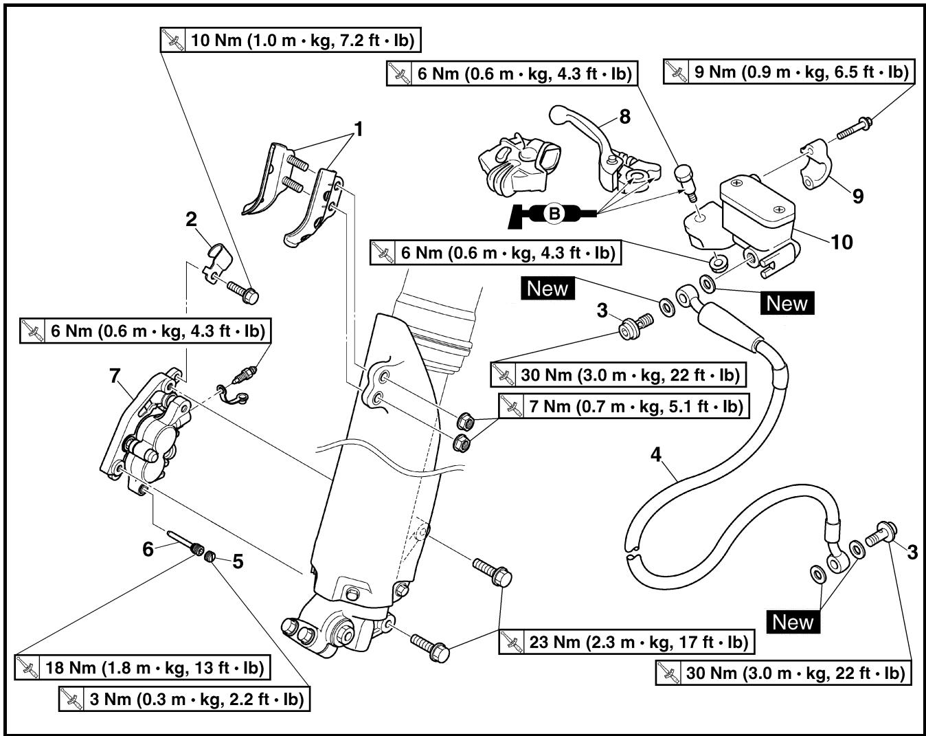 YAMAHA WR250F - FRONT BRAKE AND REAR BRAKE - 1