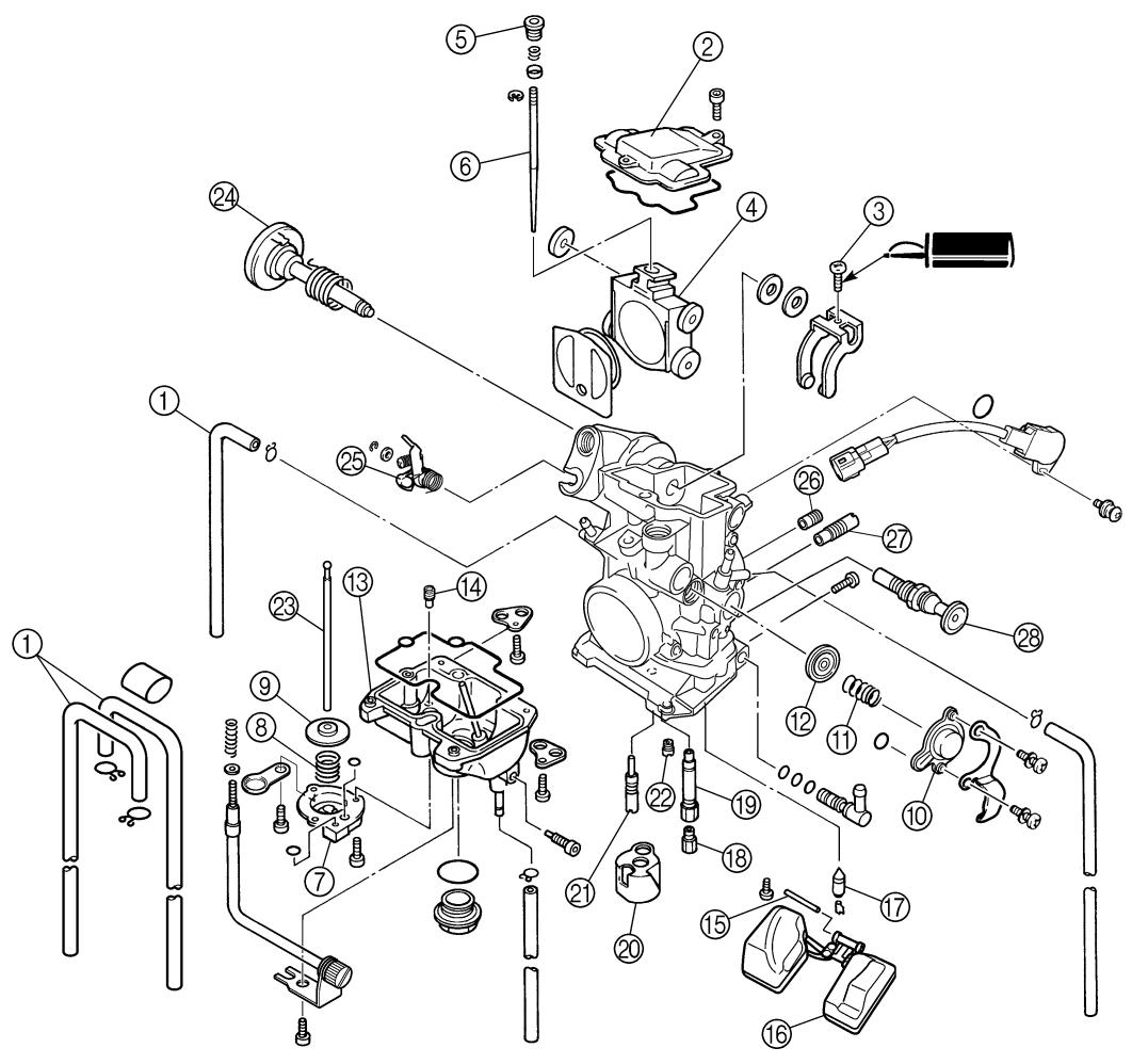 YAMAHA WR250F - 1gamenti accoppiatori e cavi Ruggine/polvere/lentezza/cortocircuito  Riparare o sostuire.

1coppiatori e cavi Ruggine/polvere/lentezza/cortocircuito  Riparare o sostuire.

Bridaavi Ruggine/polvere/lentezza/cortocircuito  Riparare o sostuire.

2e/polvere/lentezza/cortocircuito  Riparare o sostuire.

/lentezza/cortocircuito  Riparare o sostuire.

ezza/cortocircuito  Riparare o sostuire.

2uito  Riparare o sostuire.

Acoplador del cable del sensor de posición del aceleradorsensore-posizione-farfalla">1sizione-farfalla">arfalla">la">3BOBINA SENSORE POSIZIONE FARFALLAFunda del cable del acelerador
1. Controllare:   
- Resistenza bobina sensore posizione farfalla
Non conforme alle specifiche  Sostituire.

1llare:   
- Resistenza bobina sensore posizione farfalla
Non conforme alle specifiche  Sostituire.


- Resistenza bobina sensore posizione farfalla
Non conforme alle specifiche  Sostituire.

sistenza bobina sensore posizione farfalla
Non conforme alle specifiche  Sostituire.

4a sensore posizione farfalla
Non conforme alle specifiche  Sostituire.

Cable del aceleradorNon conforme alle specifiche  Sostituire.

2me alle specifiche  Sostituire.

pecifiche  Sostituire.

iche  Sostituire.

5row$ Sostituire.

Brida (junta del filtro de aire)"3">1 (+) cavo → Cavo blu ①
Tester (−) cavo → Cavo nero ②Afloje el tornillo (junta del filtróde aire).td>tr>6td>Brida (junta del carburador)zione farfalla1allaAfloje los tornillos (junta del carburador)./tr>tr>7d>Palpador de arranque en caliente1
id="comprobacion-de-la-conexion-de-acopladores-y-cables">8on-de-la-conexion-de-acopladores-y-cables">Conjunto del carburador-y-cables">1>CION DE LA CONEXION DE ACOPLADORES Y CABLESDE LA CONEXION DE ACOPLADORES Y CABLES9 DE ACOPLADORES Y CABLESJunta del carburador

1. Comprobar:

- Conexión de acopladores y cables Óxido/staub/flojas/cortocircuito → Reparar o cambiar.

1obar:

- Conexión de acopladores y cables Óxido/staub/flojas/cortocircuito → Reparar o cambiar.

Conexión de acopladores y cables Óxido/staub/flojas/cortocircuito → Reparar o cambiar.

ión de acopladores y cables Óxido/staub/flojas/cortocircuito → Reparar o cambiar.

e acopladores y cables Óxido/staub/flojas/cortocircuito → Reparar o cambiar. - 1