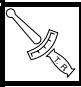 YAMAHA WR250F - Brake lever position adjustment steps: - 1
