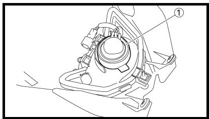 YAMAHA WR250F - REEMPLACEMENT DES AMPOULES DE PHARE - 1
