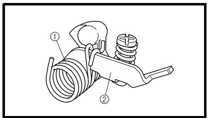 YAMAHA WR250F - Bomba de acceleración the following special tool.

![](images/96388b68adc3add9d718cdf487f6f03b8b96a3a3fa28e05deaa59af96bc9f3a8.jpg)

Pocket tester:

YU-3112-C/

90890-03112




Comprobar:


Diafragma (bomba de acceleración) ①   

Muelle (bomba de acceleración) ②   
Tapa de la bomba de acceleración ③   
Junta tórica ④   
Barra de empujé ⑤ Rotura (diafragma)/daños → Cambiar. - 6