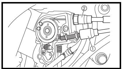YAMAHA WR250F - Montage du carburateur - 4
