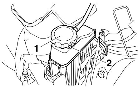 YAMAHA WR250R - Changement du liquide de refroidissement - 1
