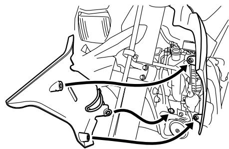 YAMAHA WR250R - Mise en place du cache - 1