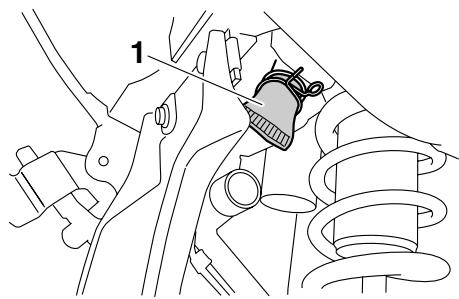 YAMAHA WR250R - Nettoyage du tube de vidange du filtre à air - 1