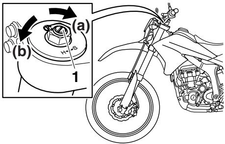 YAMAHA WR250R - Force d'amortissement à la détente - 1
