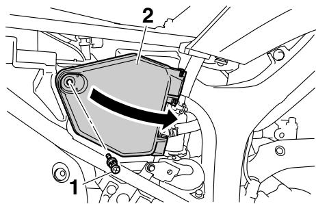 YAMAHA WR250R - Nettoyage de I'élément du filtré à air - 1