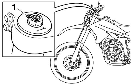 YAMAHA WR250R - Purge de la fourche - 1