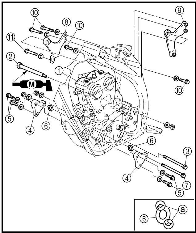 YAMAHA WR450F - Desmontaje del motor - 1