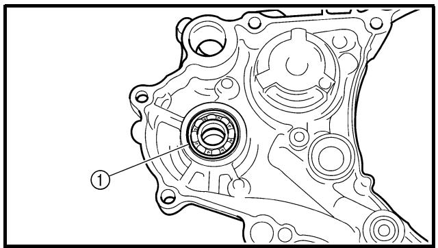 YAMAHA WR450F - OIL FILTER, WATER PUMP AND CRANKCASE COVER (RIGHT) OIL FILTER, WATER PUMP AND CRANKCASE COVER (RIGHT) - 5