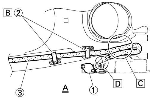 YAMAHA WR450F - DIAGRAMME DE CHEMINEMENT DES CABLES KABELFUHRUNGS-SCHAUBILD DIAGRAMA DE CABLEADO - 2