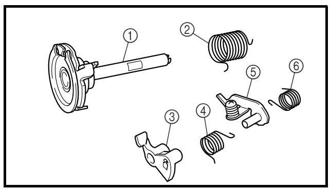 YAMAHA WR450F-2007 - Starter plunger - 1
