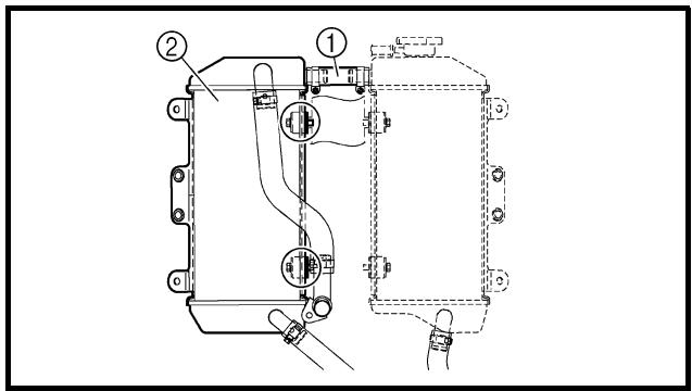 YAMAHA WR450F-2007 - RADIATEUR - 3