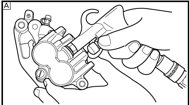 YAMAHA WR450F-2007 - MASTER CYLINDER DISASSEMBLY - 6