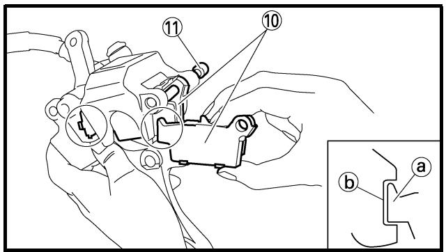 YAMAHA WR450F-2007 - Brake pad replacement steps: - 3