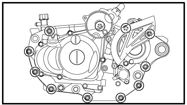 YAMAHA WR450F-2007 - CRANKCASE BEARING - 2