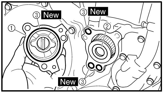 YAMAHA WR450F-2007 - CHANGEMENT DE L'HUILE MOTEUR - 1