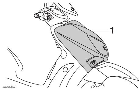 YAMAHA X-CITY 125 - Dépose et repose des caches et carénages - 1