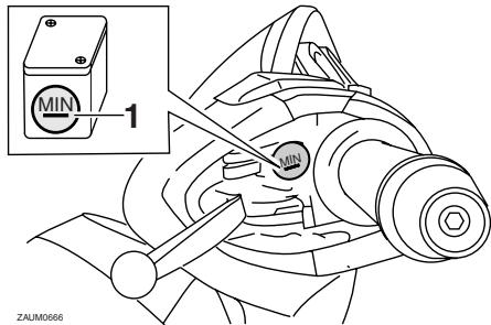 YAMAHA X-CITY 125 - Contrôle du niveau du liquide de frein - 2