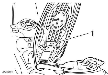 YAMAHA X-CITY 125 - Étiquette des codes du modèle FAU26490 - 1