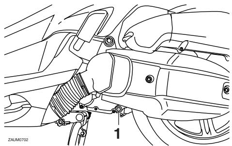 YAMAHA X-CITY 125 - Changement de l'huile moteur (avec ou sans remplacement de l'élément du filtre à huile) - 1