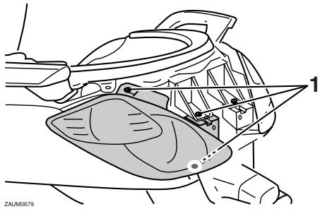 YAMAHA X-CITY 125 - Remplacement d'une ampoule de clignotant arrière ou de feu arrière/stop - 1