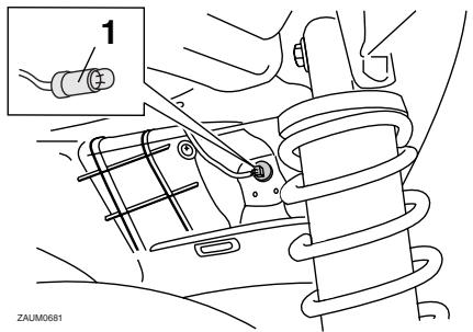 YAMAHA X-CITY 125 - Remplacement de l'ampoule d'éclairage de la plaque d'immatriculation - 1