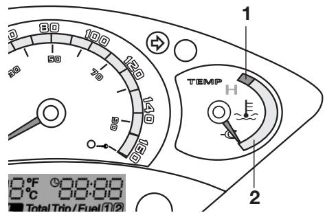 YAMAHA XMAX125-2007 - Jauge de température du liquide de refroidissement - 1