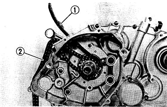 YAMAHA YFM350J - Couvercle de CARTER GAUCHE et magneto CDI - 5