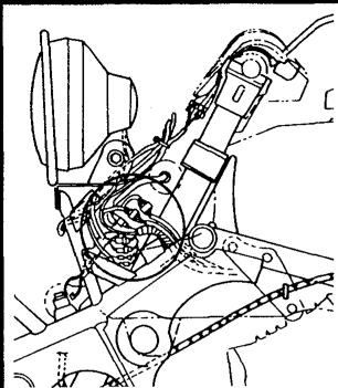 YAMAHA YFM350J - Contacteur à clé - 1