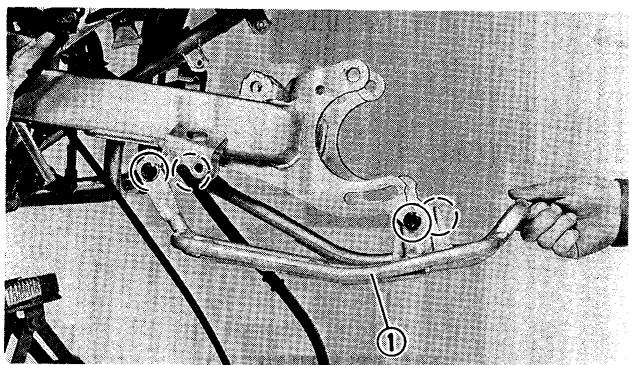 YAMAHA YFM350J - Déposer: - 3