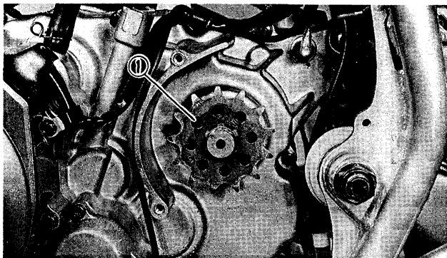 YAMAHA YFM350J - CHAINE De transmission et pignons - 7